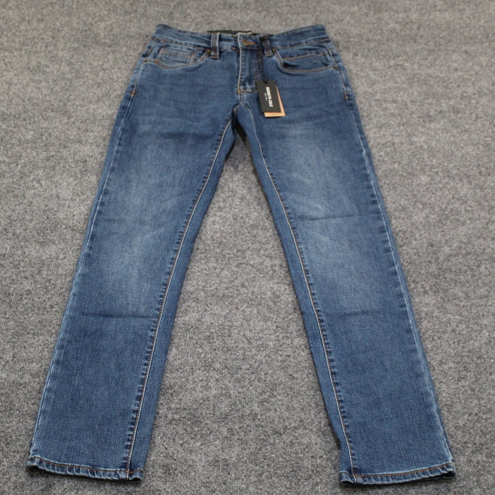 NWT Kenneth Cole New‎ York Slim Fit Stretch Denim Jeans 28x30 Modern Rise Ankle